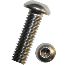 Șuruburi metrice cu cap semibombat și hexagon interior Dresselhaus 8x25 mm DIN7380-1 oțel inox A2, 100 bucăți
