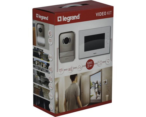 Pachet Legrand Video Kit cu interfon și monitor