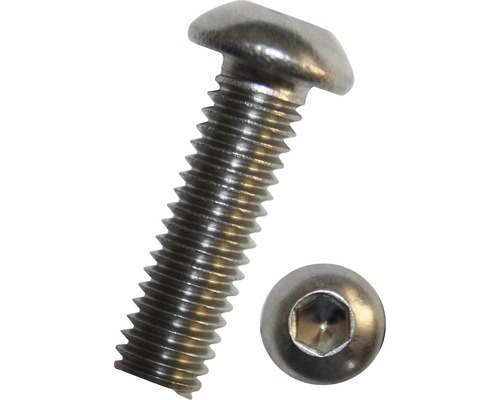Șuruburi metrice cu cap semibombat și hexagon interior Dresselhaus 8x30 mm DIN7380-1 oțel inox A2, 100 bucăți Șuruburi metrice cu cap semibombat și hexagon interior Dresselhaus 8x30 mm DIN7380-1 oțel inox A2, 100 bucăți