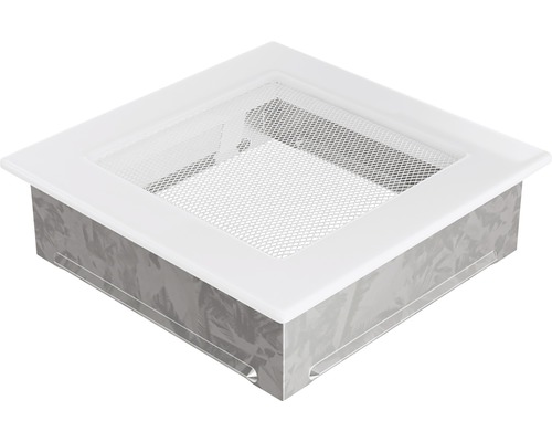 Supapă clapetă pătrată din metal cu grilaj