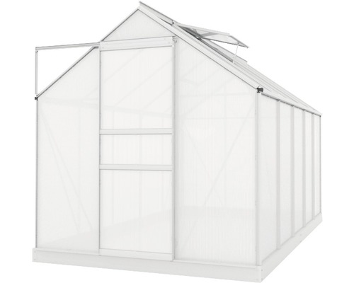 Seră cu ușă și ferestre de acoperiș