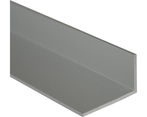 Cornier aluminiu cu laturi inegale 25x15x1,5 mm 2 m argintiu satinat LIA2522.81-0