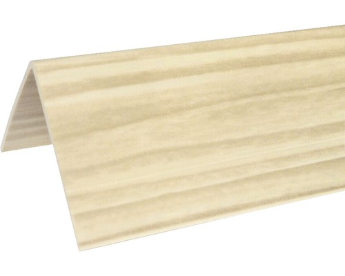 Profil PVC protecție colțuri, pin, 2750x20x20 mm Profil unghiular din lemn