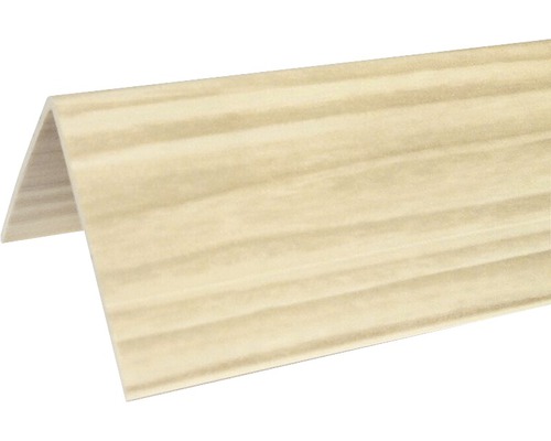 Profil PVC protecție colțuri, pin, 2750x30x30 mm Profil unghiular din plastic cu aspect de lemn