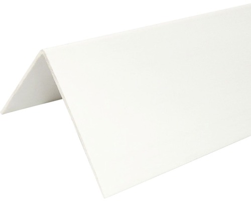 Profil PVC protecție colțuri, alb, 2750x40x40 mm-0