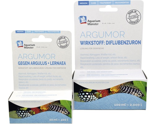 Aquarium Münster Argumor medicament împotriva păduchilor de crap și a viermilor ancorați pentru pești ornamentali