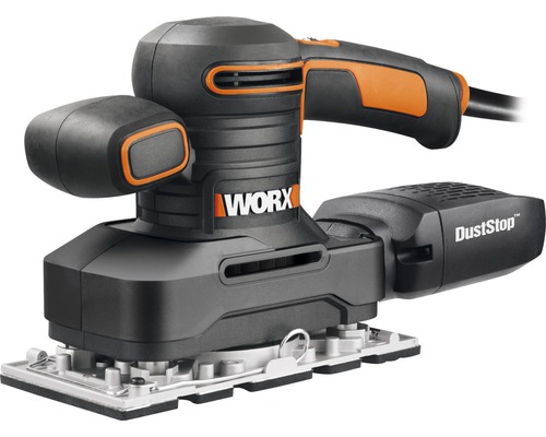 Șlefuitor electric cu vibrații Worx WX641 250W 90x187 mm, accesorii incluse