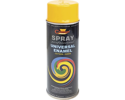 Spray profesional email universal Champion RAL 1003 galben deschis 400 ml