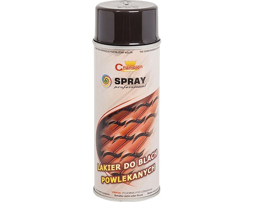 Vopsea spray Champion pentru acoperiș, ciocolatiu 400 ml Spray pentru acoperirea tablei