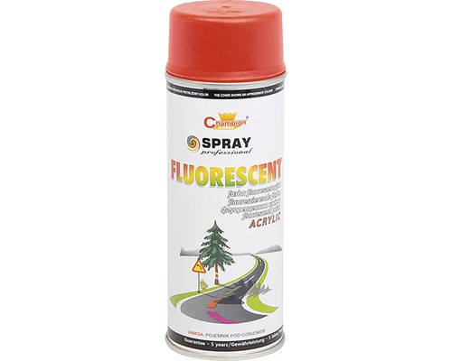Spray vopsea Champion roșu fluorescent 400 ml Spray acrilic fluorescent