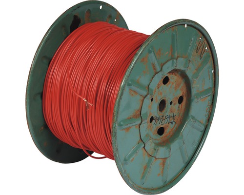 Bobină cu cablu electric roșu