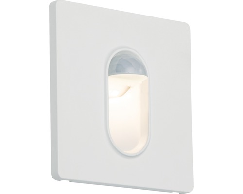 Spot LED încastrat Paulmann 1,7W 50 lumeni 78x35 mm, alb, cu senzor de mișcare Lumină de orientare albă cu senzor de mișcare