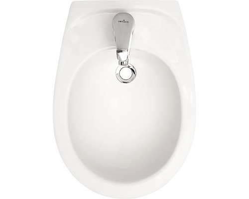 Bideu alb cu baterie