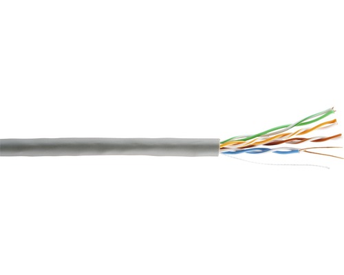 Cablu rețea date UTP Cat 5e 4x2x24AWG gri