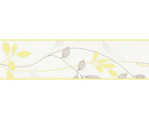 Bordură tapet 2496-23 Only Borders crenguțe 5 m x 17 cm Bordură de tapet cu motiv de frunze