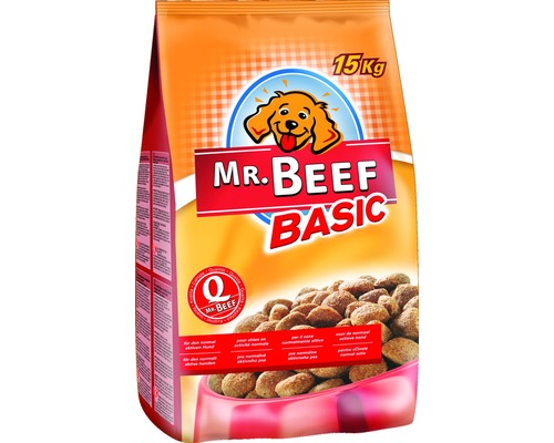 Hrană uscată pentru câini MR. BEEF BASIC 15 kg