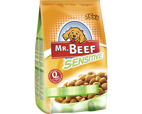 Hrană uscată pentru câini MR. BEEF Sensitive 15 kg