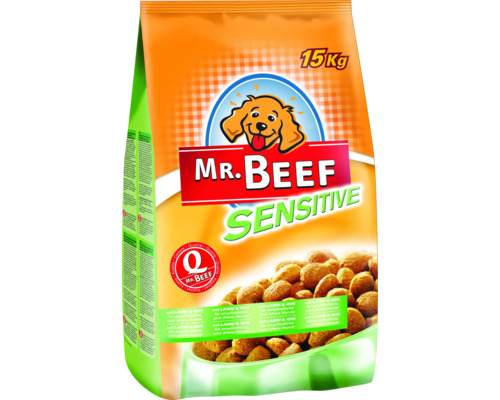 Hrană uscată pentru câini MR. BEEF Sensitive 15 kg Hrană uscată pentru câini MR. BEEF Sensitive 15 kg