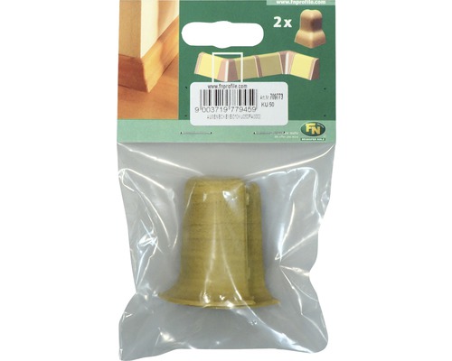 Două socluri pentru plinte într-un ambalaj transparent.