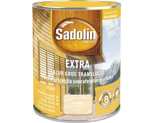 Lazură pentru lemn Sadolin Extra incolor 0,75 l