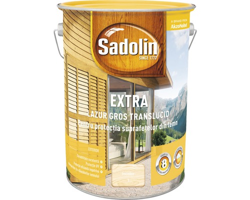 Lazură pentru lemn Sadolin Extra incolor 5 l