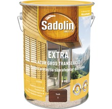 Conservant pentru lemn Sadolin Extra Lazur Gros Translucid Teak 3, recipient