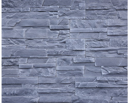 Piatră decorativă interior Klimex Pierre Seche O antracit Placare de perete din piatră gri cu forme neregulate