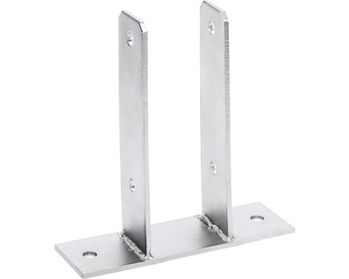 Suport stâlp din metal cu găuri pentru fixare