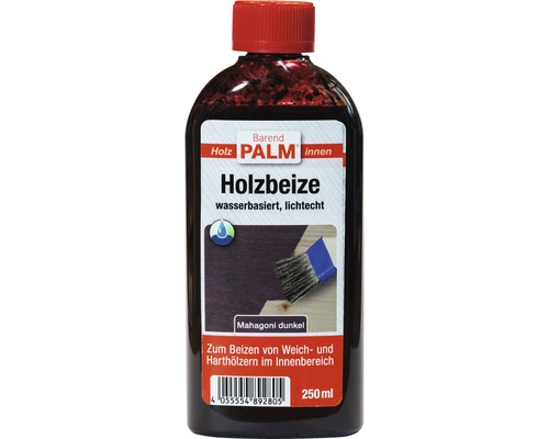 Baiț pentru lemn Barend Palm mahon închis 250 ml Lazură pentru lemn Holz Palm mahon închis, sticlă de 250 ml