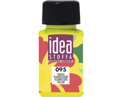 Culoare pentru textile Idea Stoffa 095 Fluorescent Yellow 60 ml