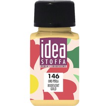 Sticlă cu vopsea aurie irizată pentru textile