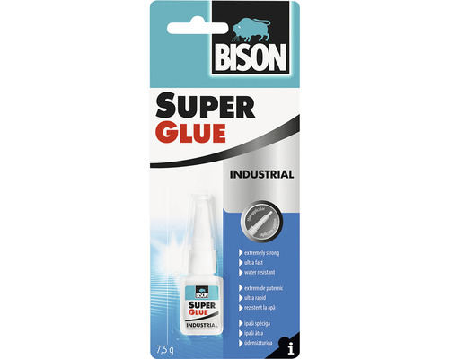 Adeziv instant cianoacrilat Bison Super Glue Industrial 7,5 g Bison Super Glue Industrial 7,5 g