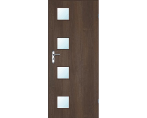 Foaie de ușă Classen nuc Modena 4 MDF 203,5x74,4 cm | HORNBACH