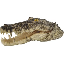 Decorațiune acvariu cap crocodil cu ieșire aer