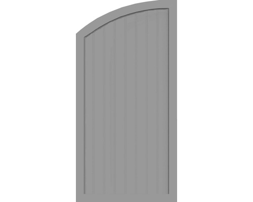 Element de extremitate BasicLine tip H stânga 90 x 180/150 cm, gri argintiu