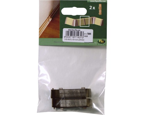 Două piese de conectare pentru plinte în ambalaj