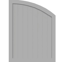 Element de extremitate BasicLine tip R dreapta 90 x 120/90 cm, gri argintiu-thumb-0