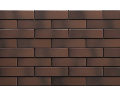 Fațadă rectangulară din cărămidă maro