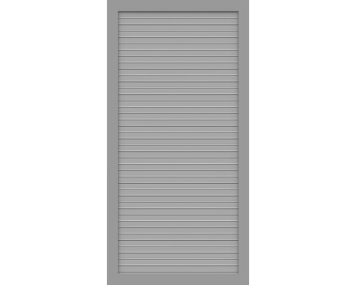 Element parțial BasicLine tip T 90 x 180 cm, gri argintiu