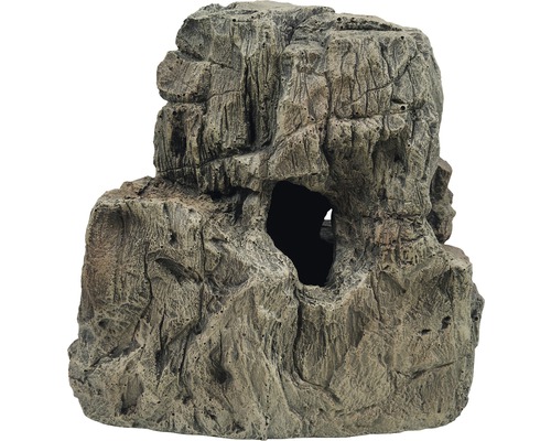 Element decorativ cu aspect de stâncă și peșteră pentru acvarii