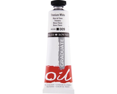 Culoare ulei Graduate 09 Titanium White 38 ml Culoare ulei Graduate 09 Titanium White 38 ml