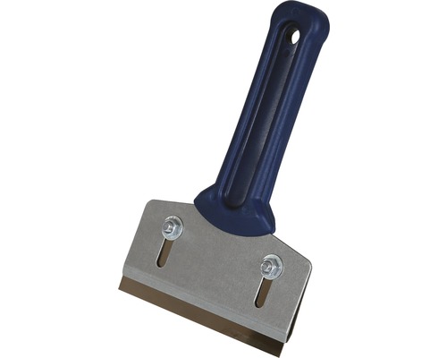 Racletă cu lamă metalică și mâner din plastic