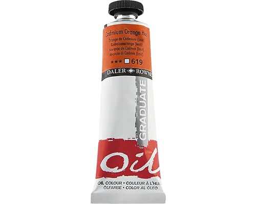 Culoare ulei Graduate 619 Cadmium Orange Hue 38 ml