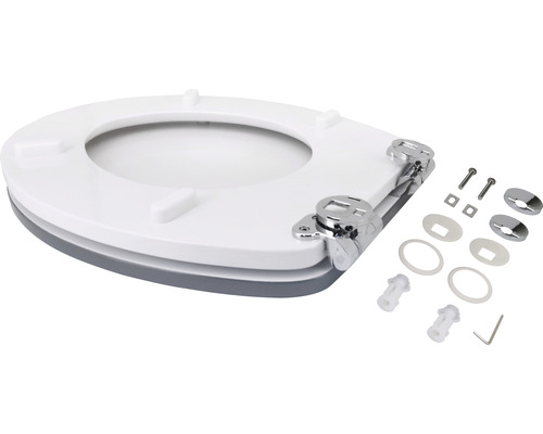 Capac de toaletă cu material de fixare