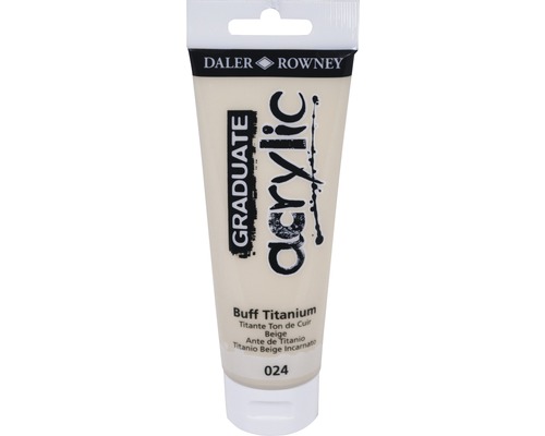 Culoare acrilică Graduate 24 Buff Titanium 120 ml