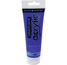 Tub Daler Rowney Graduate vopsea acrilică albastru cobalt