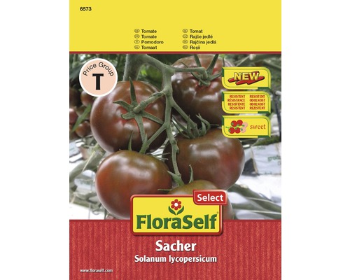 Roșii, semințe de legume FloraSelfSelect 'Sacher'