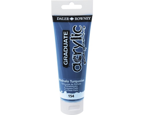 Culoare acrilică Graduate 154 Phtalo Turquoise 120 ml