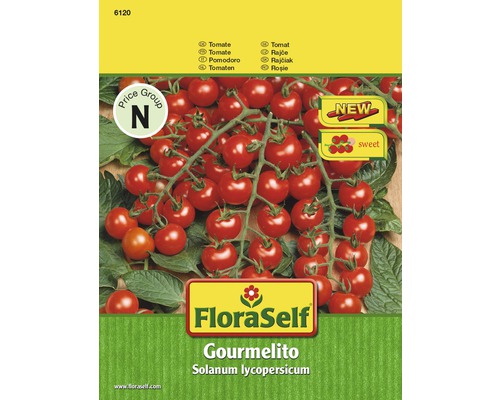 Roșii, semințe de legume FloraSelf 'Gourmelito'