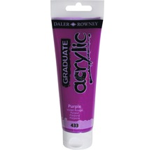 Tub de vopsea acrilică violet de la Daler Rowney